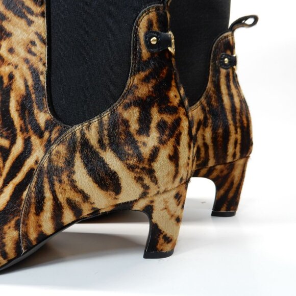 Sam Edelman Margo Ankle Boots Bootie Size 7.5 Kitten Heel Animal Calf Hair NEW - Picture 9 of 16
